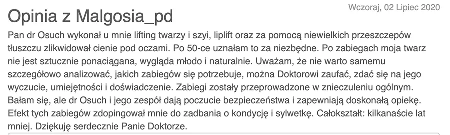 opinie